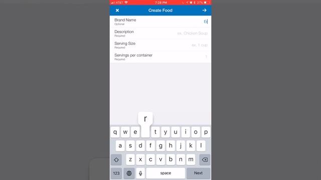 MyFitness Pal Recipe Demo - IOS App смотреть онлайн