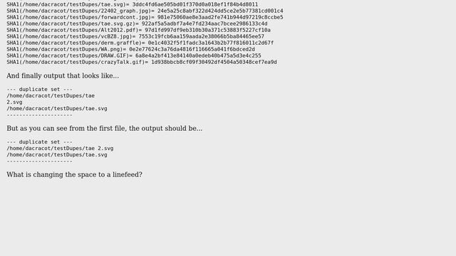 Unix & Linux: Why is my bash shell script changing spaces to linefeeds? смотреть онлайн