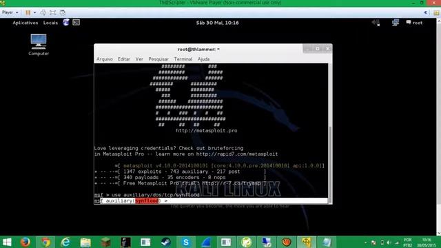 Kali Linux #1 SynFlood DoS смотреть онлайн