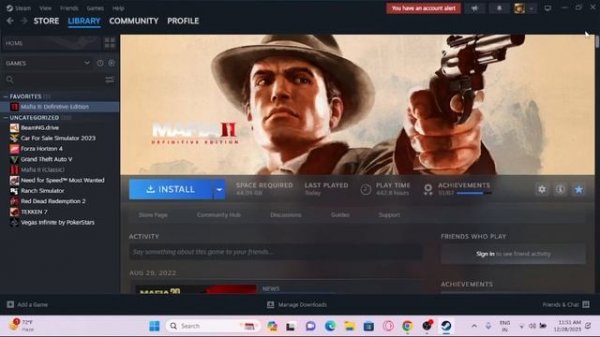 Free Steam Account With ( Mafia 2 And Mafia 2 Definitive Edition )