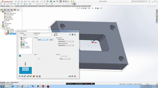 Lesson #4 SolidCAM for beginners-Урок #4 SolidCAM. смотреть онлайн
