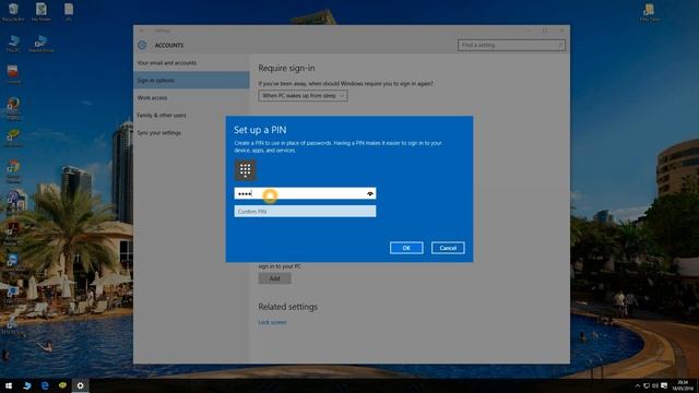 How to set pin password in windows 10 enviroment смотреть онлайн