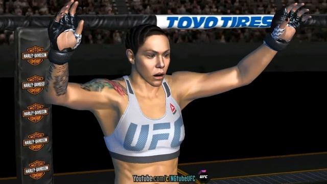 UFC mobile Cris Cyborg PREVIEW (MOD - custom fighter) UFC모바일 смотреть онлайн