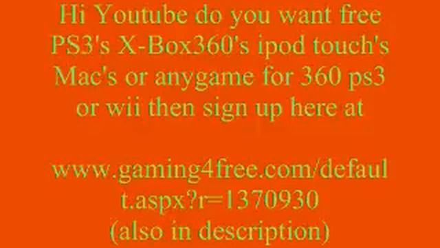 Free Xbox360's, PS3's,ipod's,games,and Mac's,and money смотреть онлайн