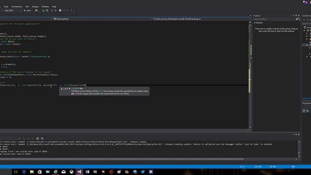 Paint Application C# Part 03 (Coding Canvas for Application) смотреть онлайн