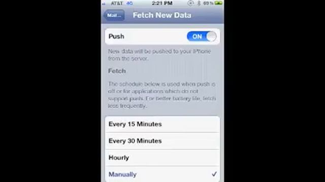 How to Turn On or Off Push Email смотреть онлайн