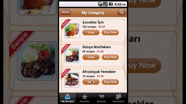 Türk mutfağı - Turkey's recipes availble on Android market смотреть онлайн