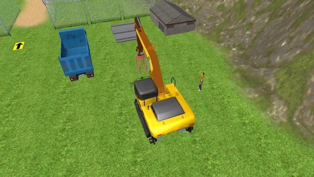 City Road Builder Construction JCB 3D -Highway Excavator Loading Simulator -Android GamePlay(3) смотреть онлайн