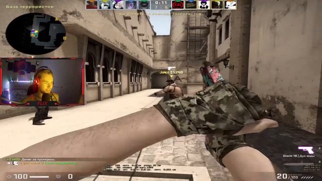 СЫГРАЛ В CS:GO БЕЗ ПРИЦЕЛА смотреть онлайн