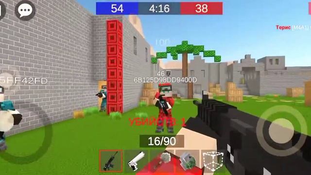 Играю в Pixel Combats 2 с пулемётом и мча1 Карта игрока Амогус похоже на Дасти 2 но красивее смотреть онлайн