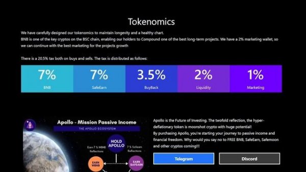 🏆APOLLO – Зарабатывай Монеты Топовых Проектов Пассивным Инвестированием в Apollo!