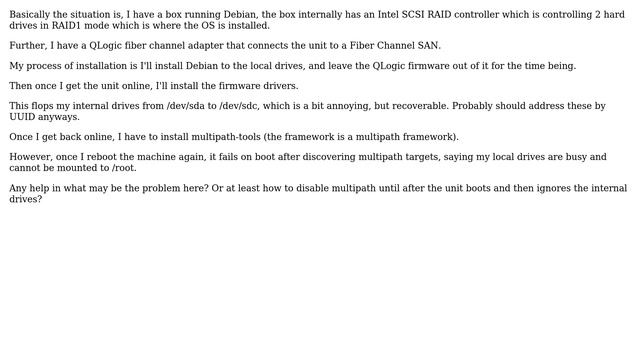 Debian and Multipath IO problem (2 Solutions!!) смотреть онлайн