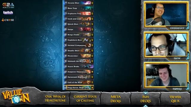 [ Hearthstone ] Value Town #78 w/ Sjow, SuperJJ, & ChanManV Pt. 2/2 смотреть онлайн