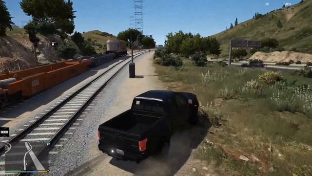 How to actually stop the train in GTA 5! 100% Legit! смотреть онлайн