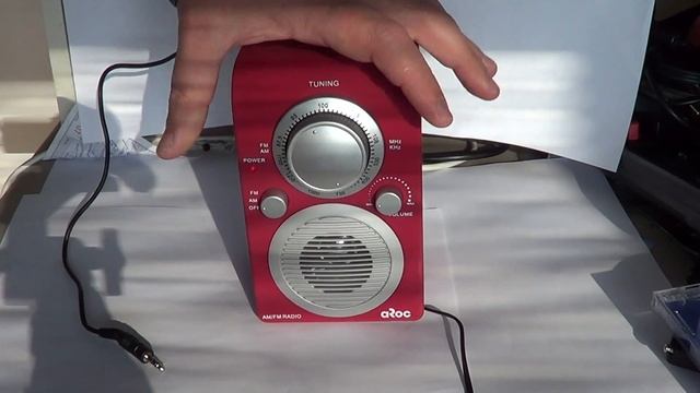 Aroc CR-7770 High power AM FM radio with MP3 and Ipod jack смотреть онлайн