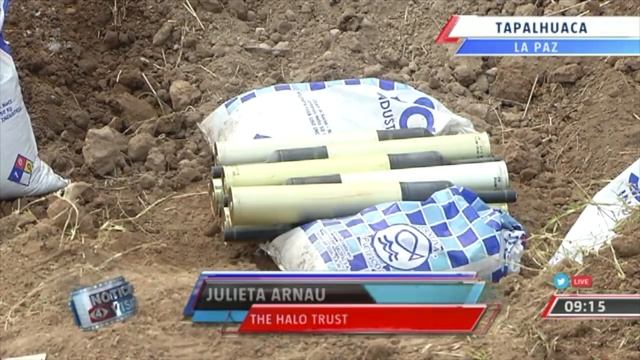 Fuerza Armada y The HALO Trust destruyen explosivos смотреть онлайн