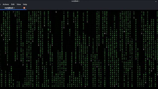 How To Get Matrix Effect Terminal On Kali Linux