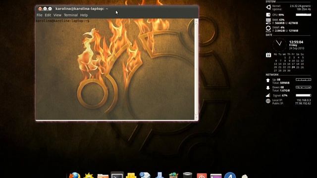 4 years old laptop + Ubuntu 10.04 смотреть онлайн