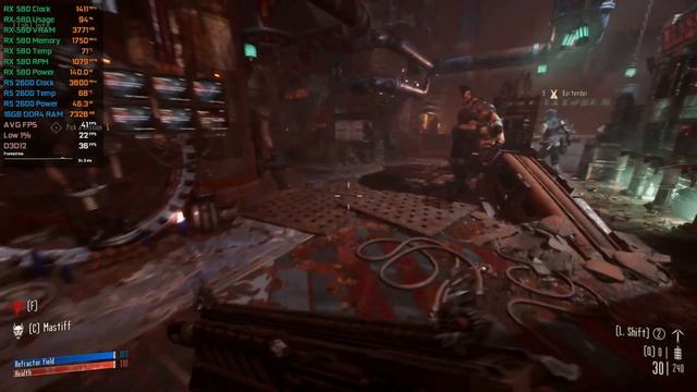 AMD Radeon RX 580 - Necromunda: Hired Gun - FidelityFX Super Resolution - Benchmark Comparison смотреть онлайн