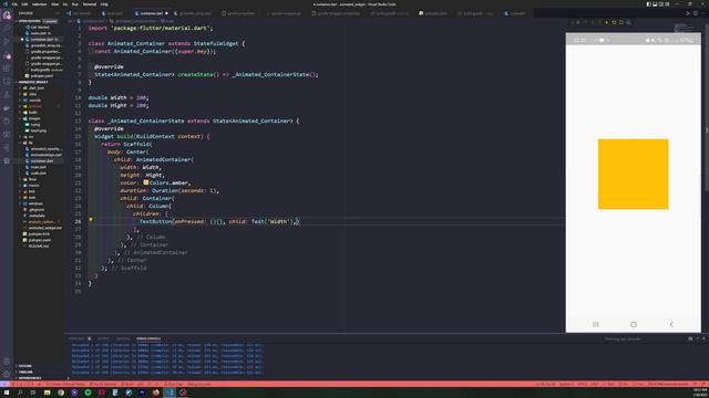 Flutter Animation Tutorial - Flutter Animated Container Widget смотреть онлайн