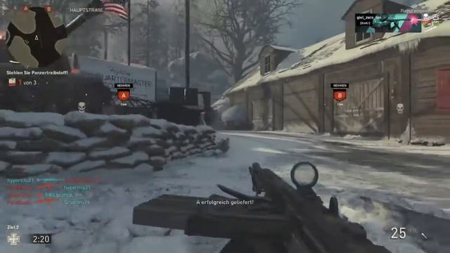 CoD WW2 // GER // PS4 смотреть онлайн