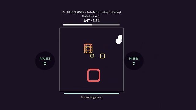 Rhythia | Mrs GREEN APPLE - Ao to Natsu (katagiri Bootleg) (Speed Up Ver.) | Map Showcase смотреть онлайн