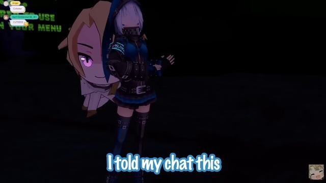 Ike entertains chat in VR 3D model while Luca on water break! смотреть онлайн