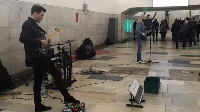 Moscow metro music, rock music part 4 смотреть онлайн