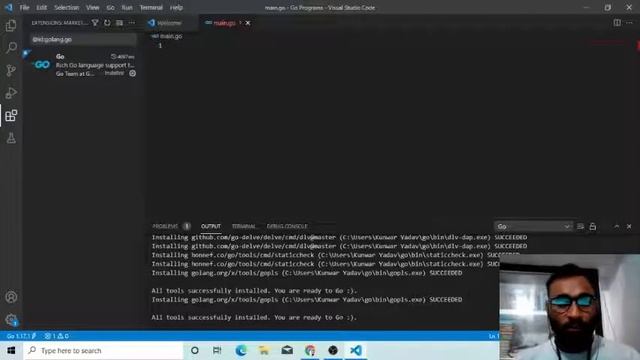 How to install Go Programming Language on windows || Hello World in Golang || First program смотреть онлайн