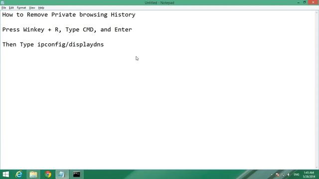How to Delete Private Browsing History of any website in window смотреть онлайн