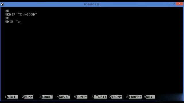 MKDIR COMMAND in GW-BASIC and DOS with Practical Example in GW-BASIC смотреть онлайн
