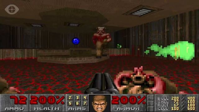 Doom II: Hell on Earth прохождение игры - Уровень 8: Tricks and Traps (All Secrets + No Damage) смотреть онлайн