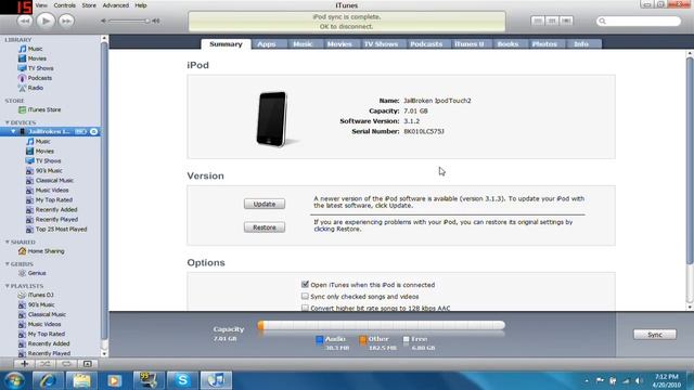 [TUT] How To JailBreak A Itouch/Iphone MC Model/Non MC Version 3.1.3 [NEW] смотреть онлайн