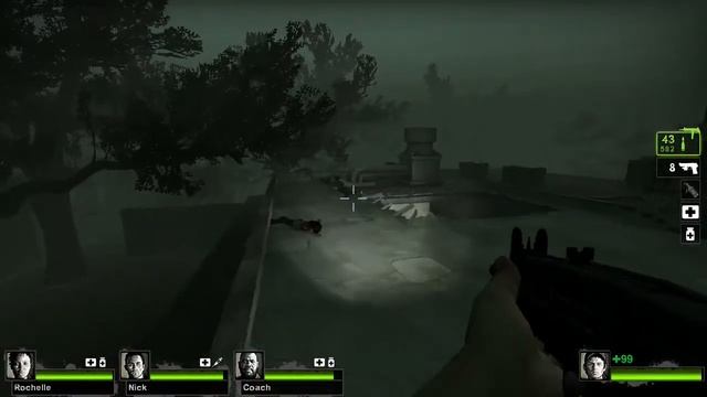 Left 4 Dead 2 : Hard Rain-Town Escape Gameplay смотреть онлайн