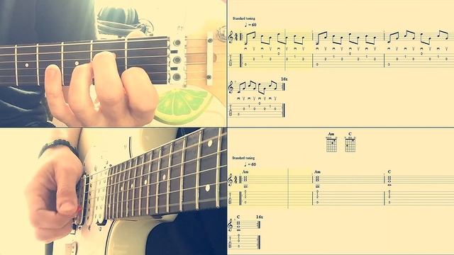 Гитарный тренер урок 2 (гитарный перебор) смотреть онлайн