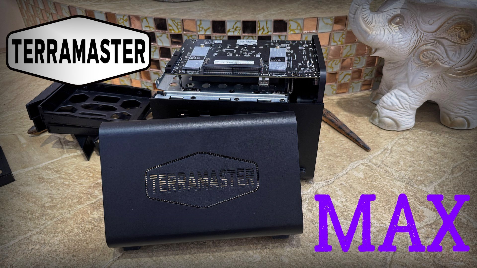 TerraMaster F4-424 Max распаковка и обзор смотреть онлайн