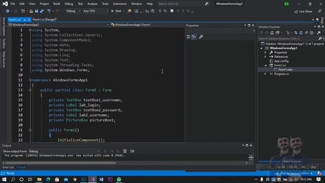 Windows Desktop Application with C#.net Frame Work on Visual Studio | #Abdullah Arif смотреть онлайн