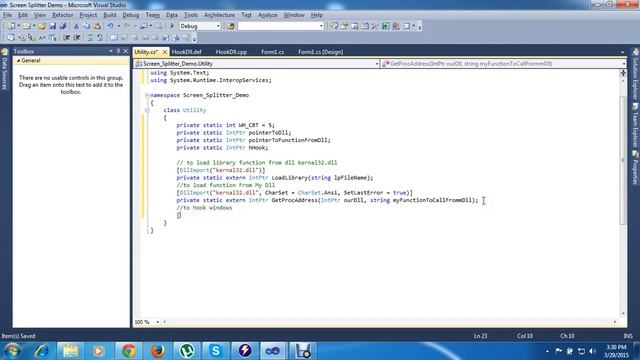 vsp6 calling c++ code from c# Inject DLL in global hooks windows Part 6 смотреть онлайн