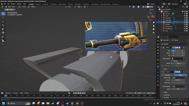 (3D Modelling Timelapse) AC-22 Dum Dum. Helldivers 1. смотреть онлайн