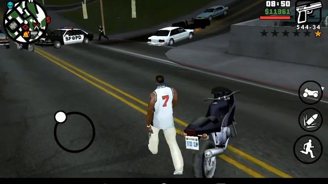 Я играю в GTA SA на планшете смотреть онлайн