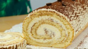 Бисквитный рулет Тирамису