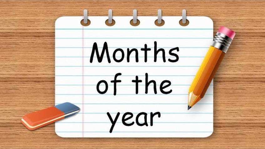 Months of the Year - Vocabulary_Месяцы на английском. Учим названия всех 12 месяцев смотреть онлайн