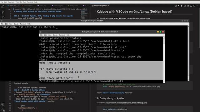 Xdebug with VSCode on Gnu/Linux (Debian/Ubuntu based) in Eng/Tamil/2024 смотреть онлайн