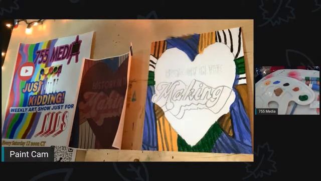 Painting LETTERS on Canvas Eps 8 week 9 смотреть онлайн