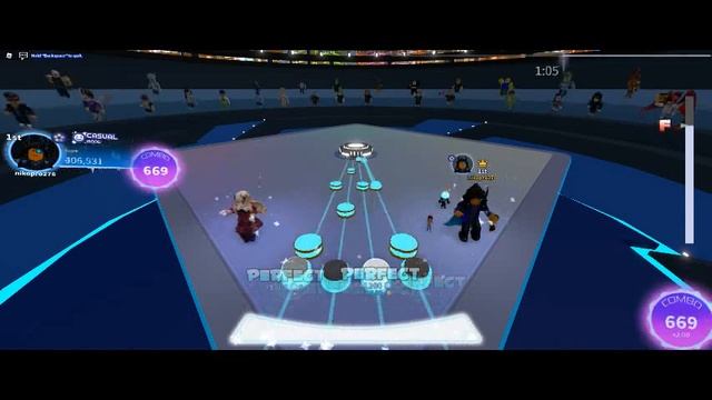 New Artist (Laur) Last Judgment 758,675 Score, 906 perfects, A Rank (No Gear) Roblox Robeats! смотреть онлайн
