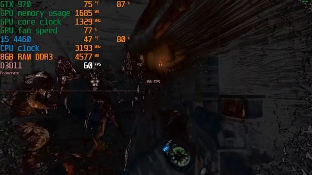 Metro: Last Light | GTX 970, i5 4460, 8GB DDR3 | FPS Monitor смотреть онлайн