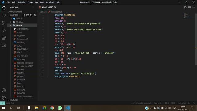 How to INSTALL and USE "GNUPLOT" in WINDOWS using VS Code and implementing it in FORTRAN смотреть онлайн