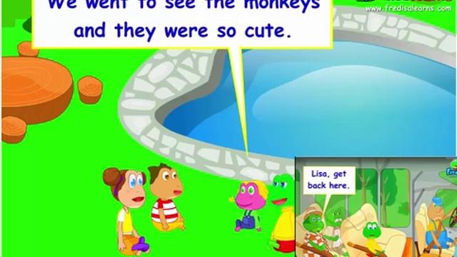 ESL Kids Past Tense Lesson - Unit 1: We Visited a Zoo смотреть онлайн