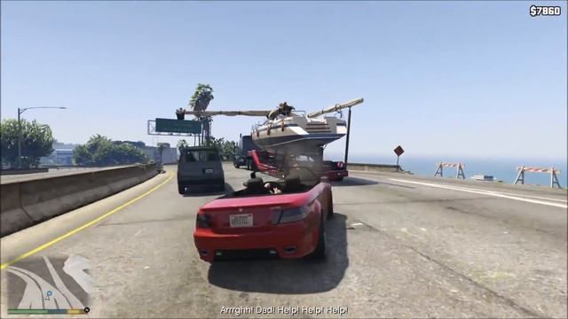 GTA 5 - Mission #4 - Father/Son [1080 HD]