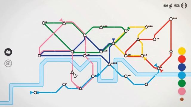 1,969 Passengers on the London Underground | Mini Metro смотреть онлайн
